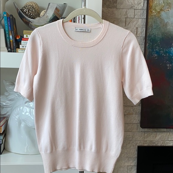 Zara | Tops | Zara Short Sleeve Knit Top | Poshmark